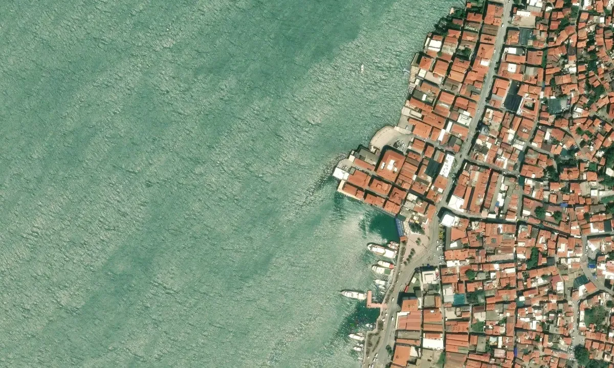 Satelite image of Ayvalik Fisherman Harbour