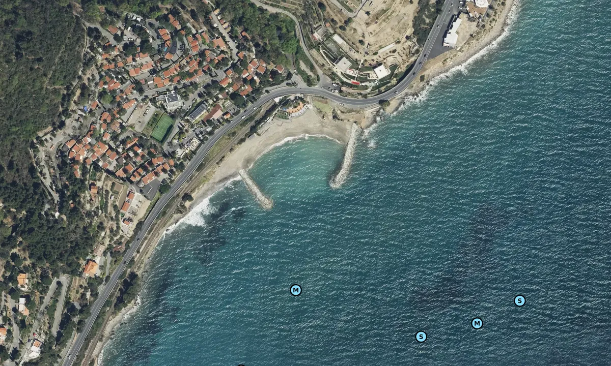 Satelite image of Baba Beach
