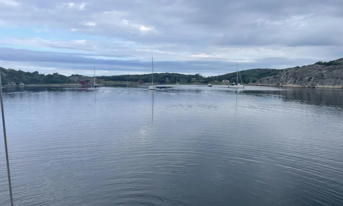 Bächevik - SXK Västkust bouy: {"base": "no", "no": "Bildet er tatt mot vest", "se": "Bilden \u00e4r tagen mot v\u00e4st", "en": "The picture is taken facing west", "da": "Billedet er taget mod vest"}
