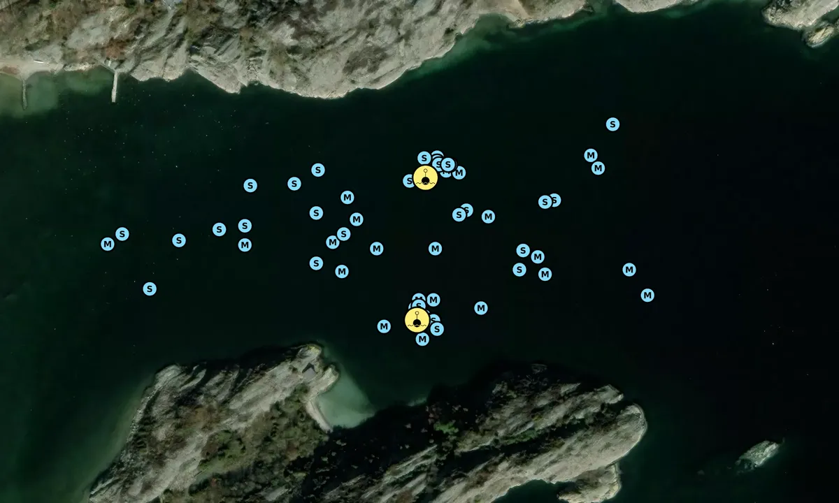 Satelite image of Bächevik - SXK Västkust bouy