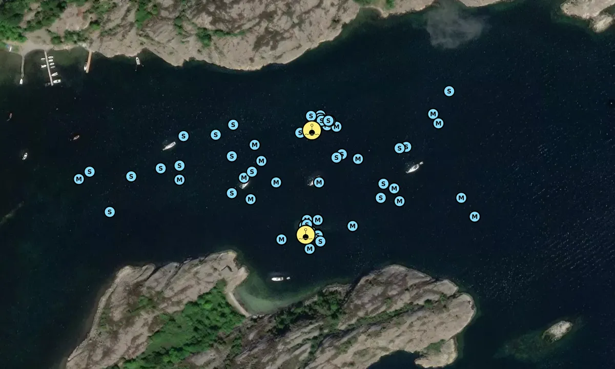Satelite image of Bächevik - SXK Västkust bouy