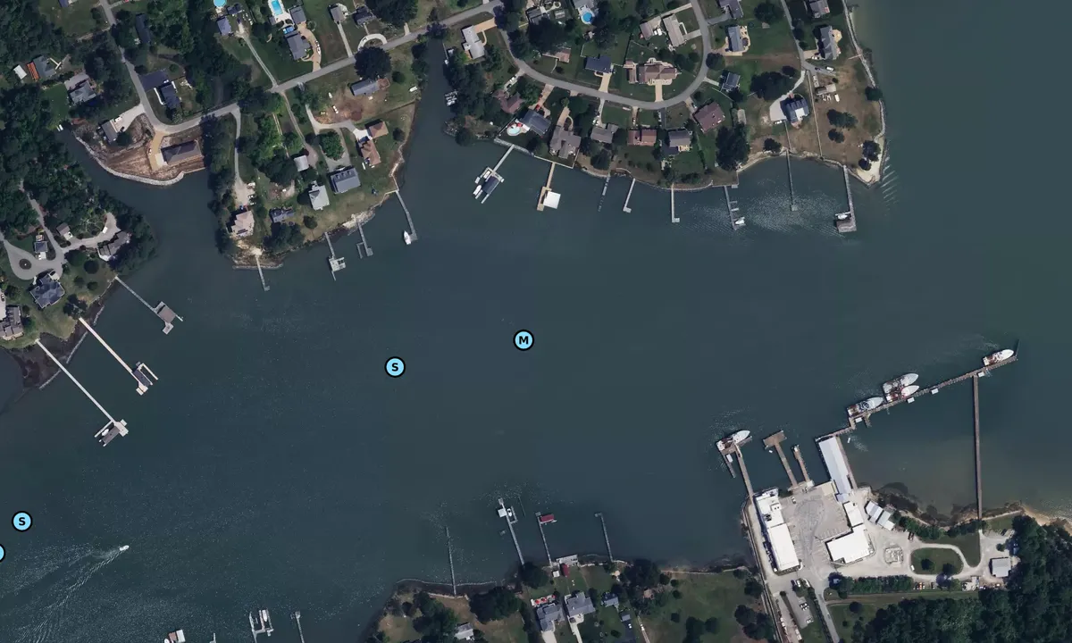 Satelite image of Back Creek - Seaford