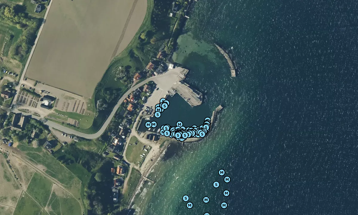 Satelite image of Bäckviken Hamn - Ven