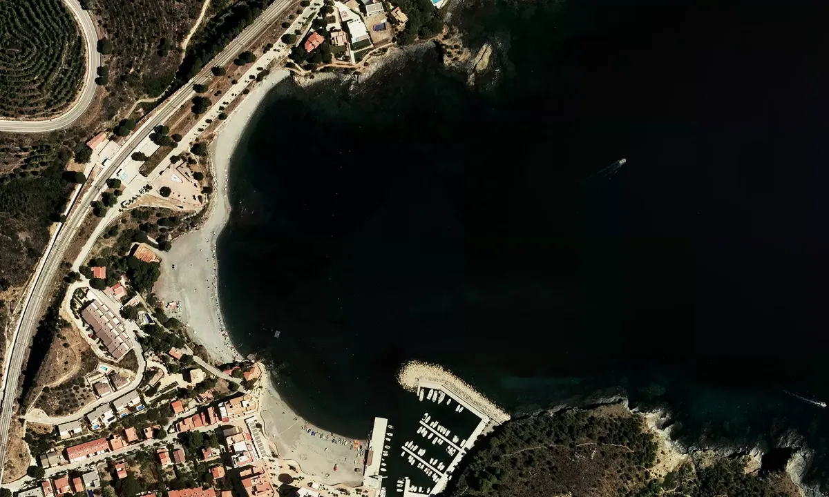 Satelite image of Badia de Colera