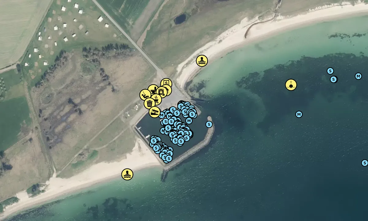 Satelite image of Bågø Havn