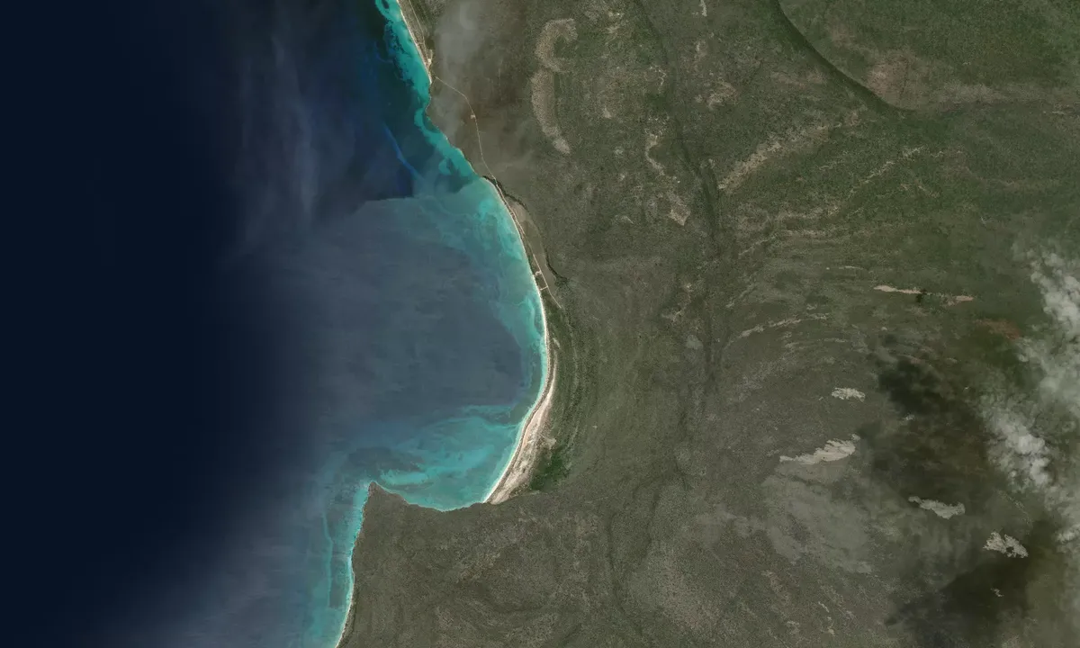 Flyfoto av Bahia de Las Aguilas
