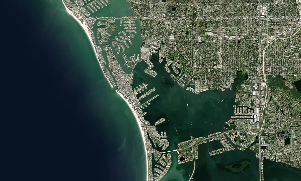Flyfoto av Bahia Shores