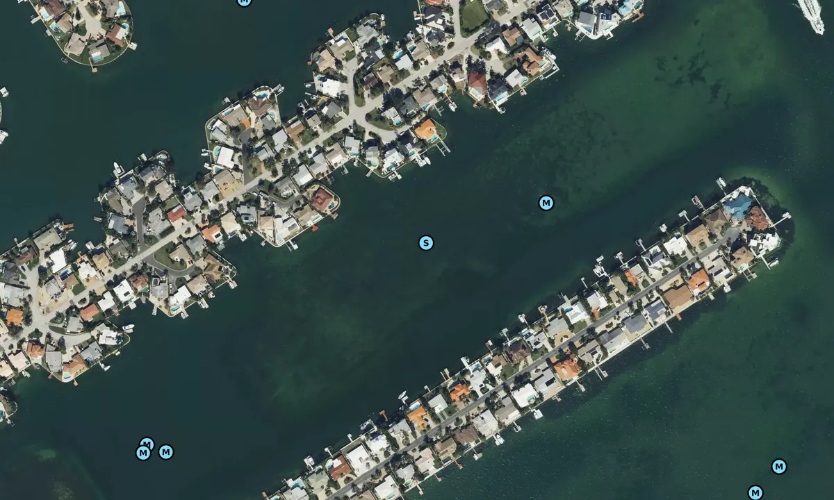 Satelite image of Bahia Shores