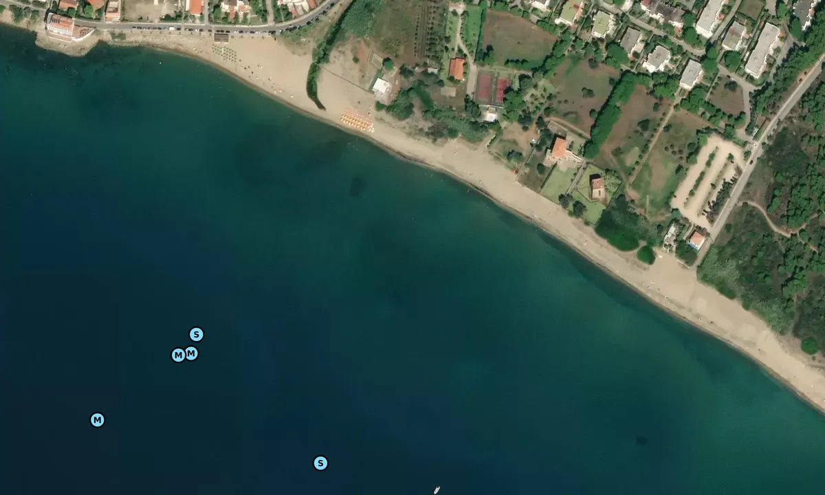 Satelite image of Baia Arena - Ogliastro