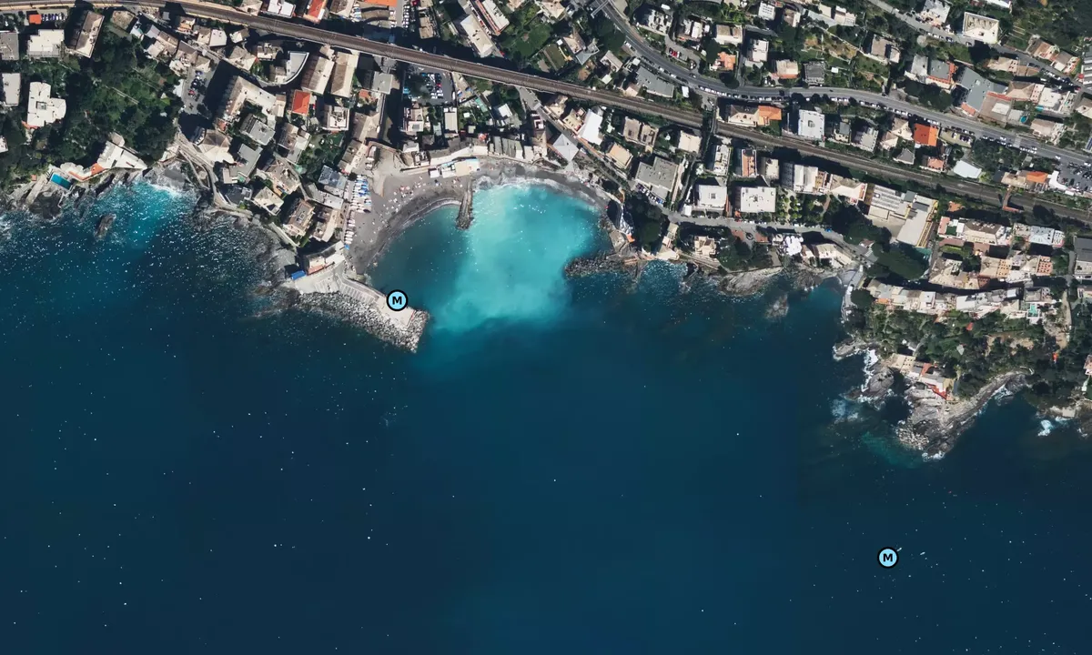 Satelite image of Baia di Bogliasco