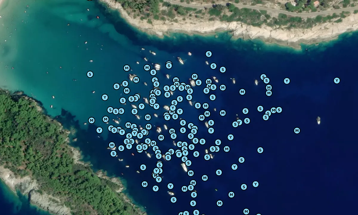 Satelite image of Baia di Fetovaia