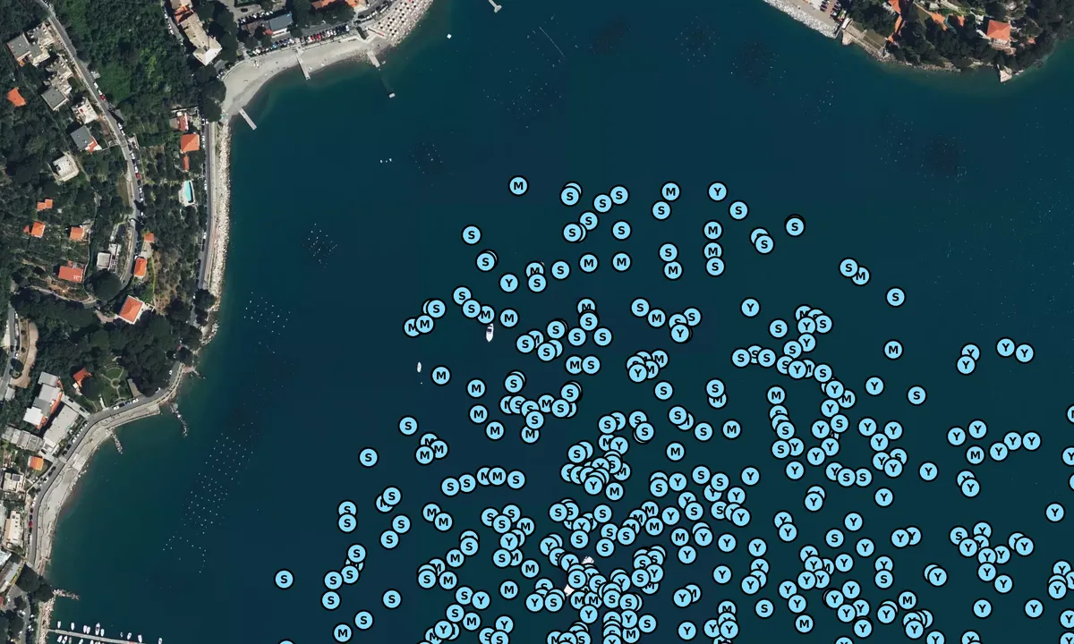 Satelite image of Baia di Portovenere Nord