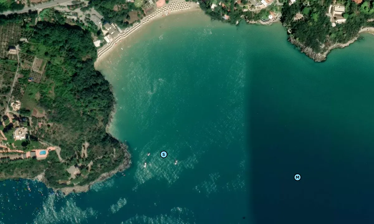 Satelite image of Baia di San Vito