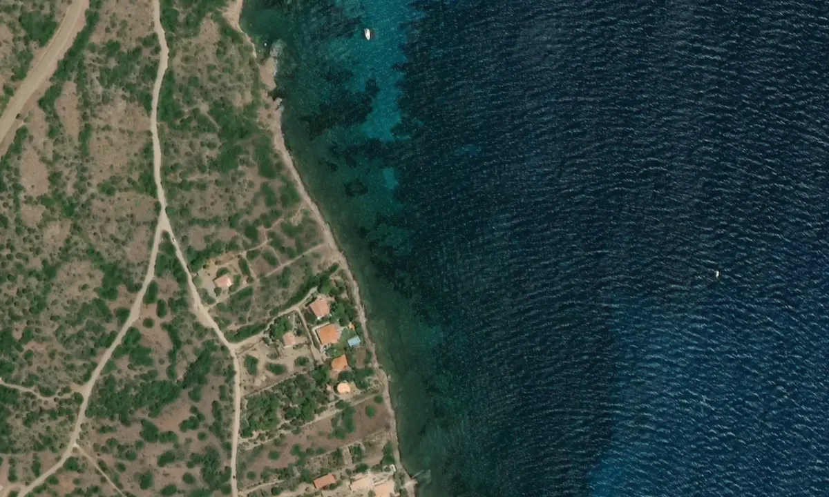 Satelite image of Baia di Turri