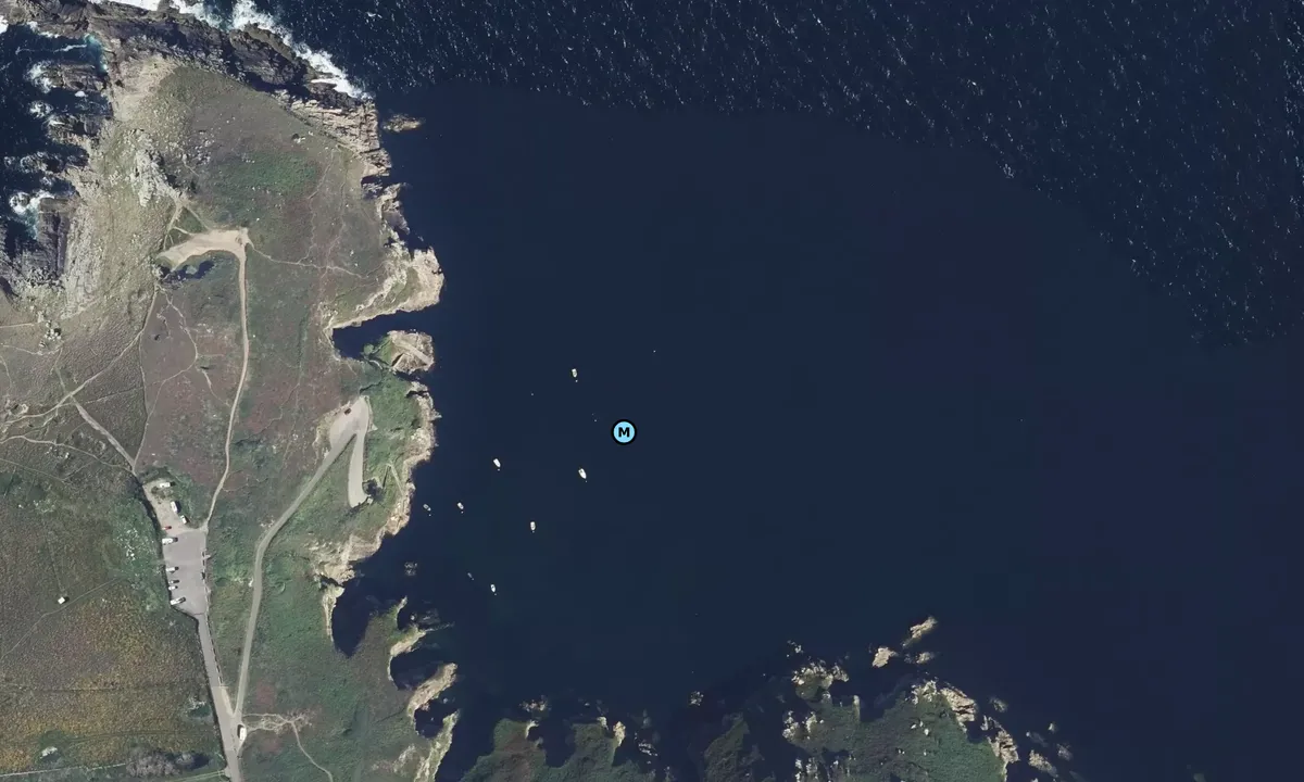 Satelite image of Baie de Brézellec