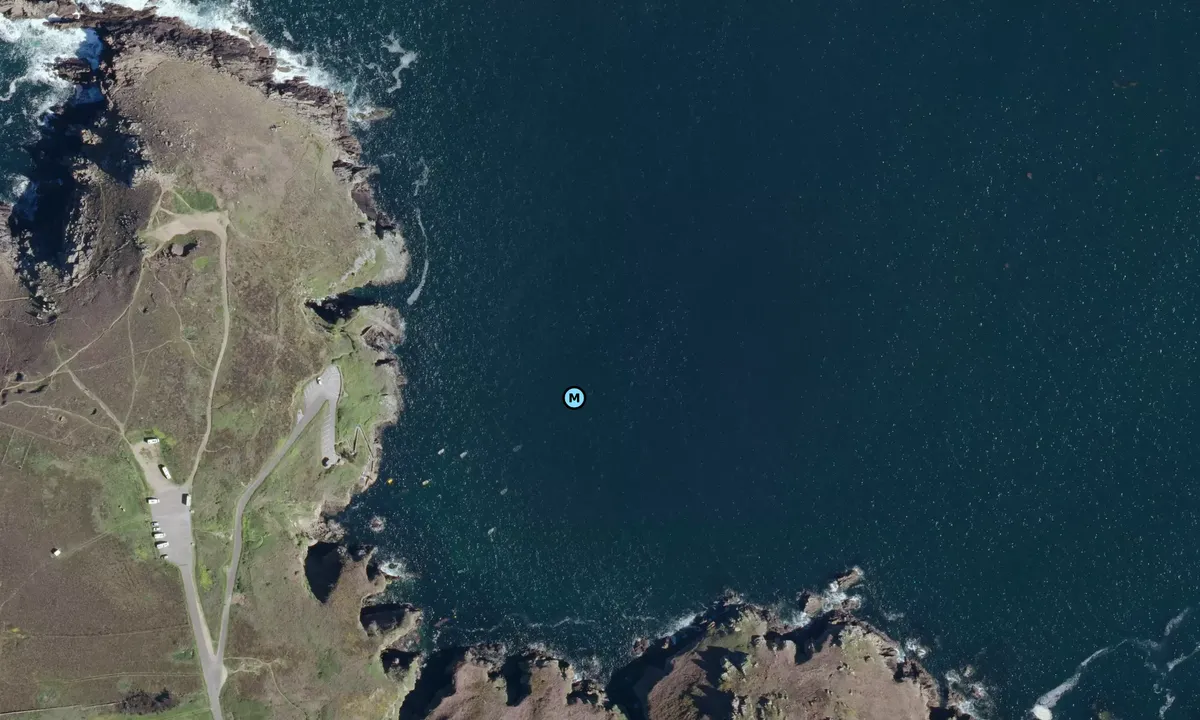 Satelite image of Baie de Brézellec