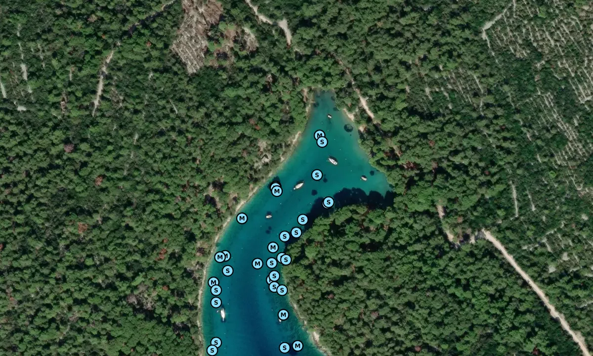 Satelite image of Baie de Krivica