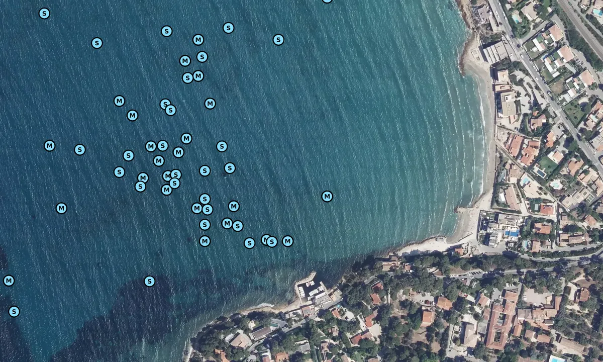 Satelite image of Baie de la Gorguette