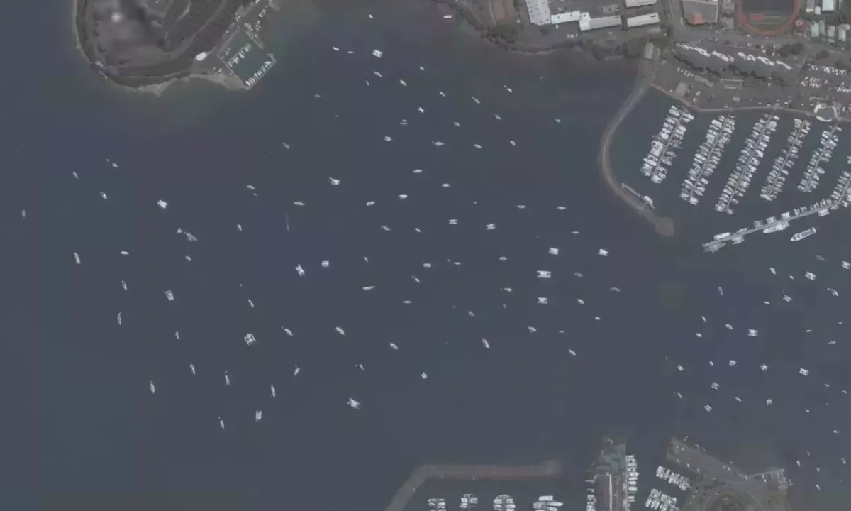 Flyfoto av Baie de l'Orphelinat