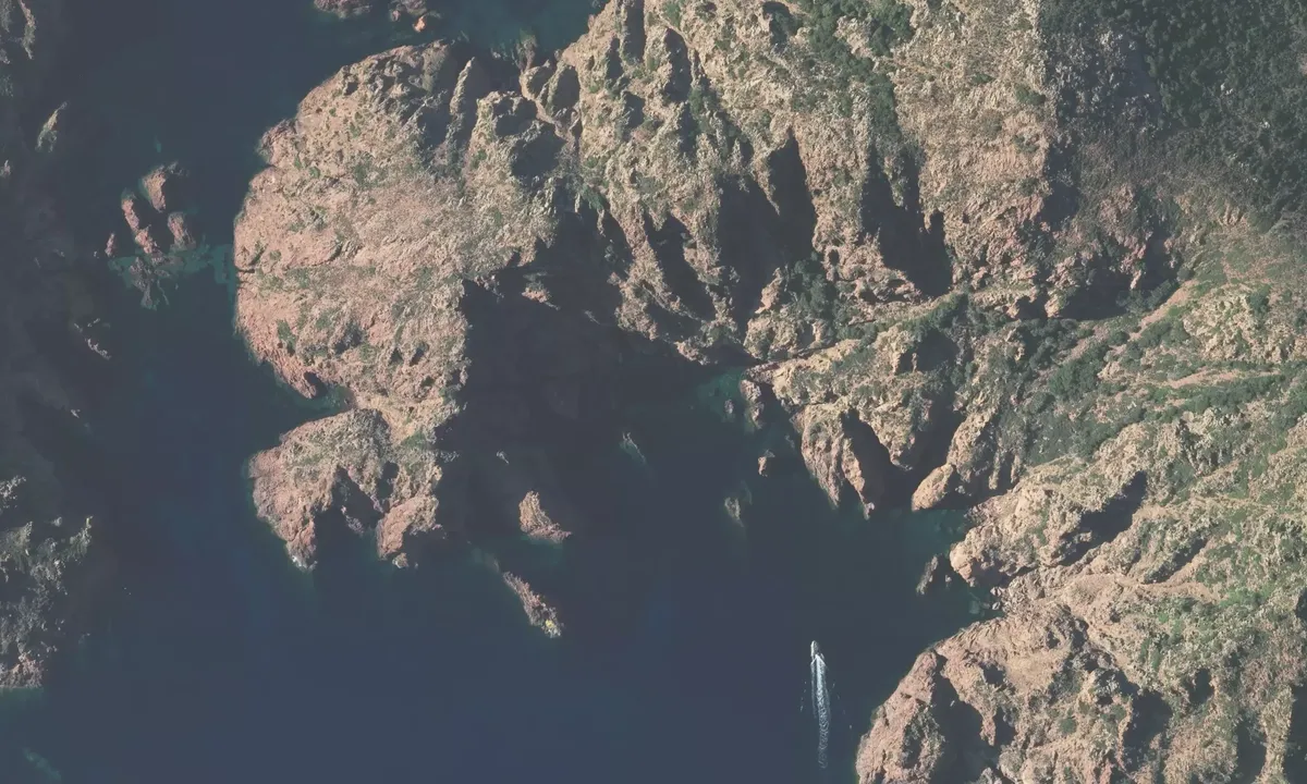 Satelite image of Baie de Solana