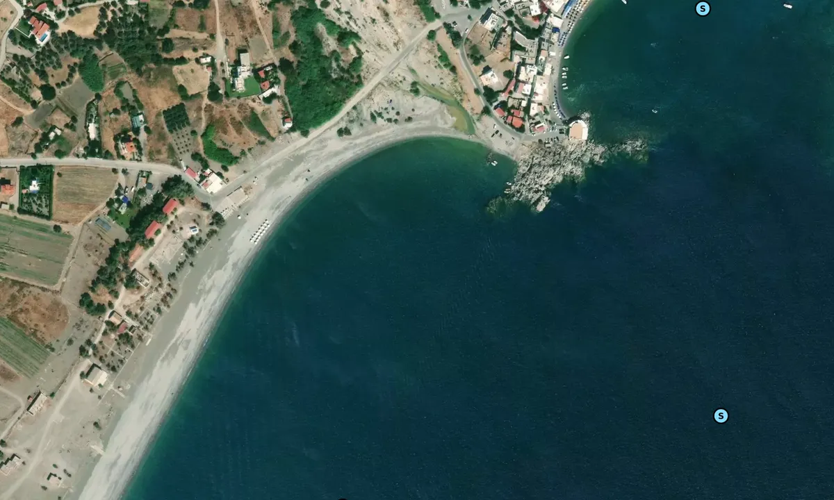 Satelite image of Baie ouest de Charaki