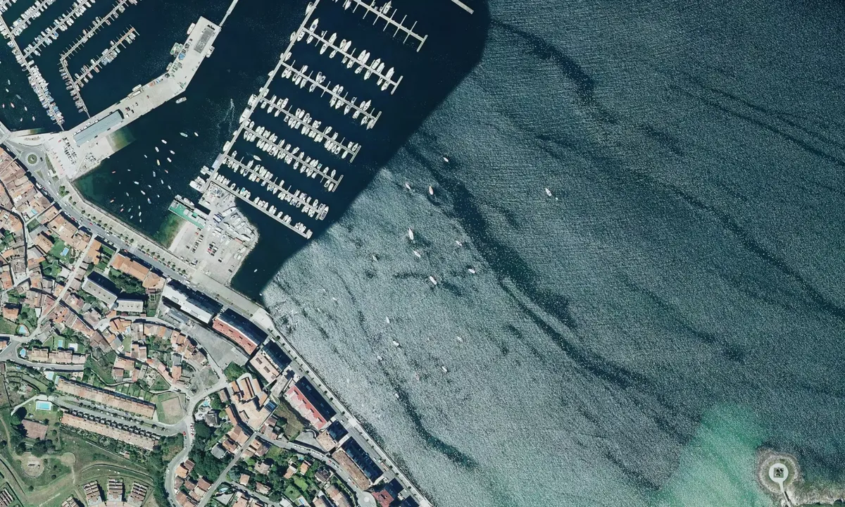 Flyfoto av Baiona