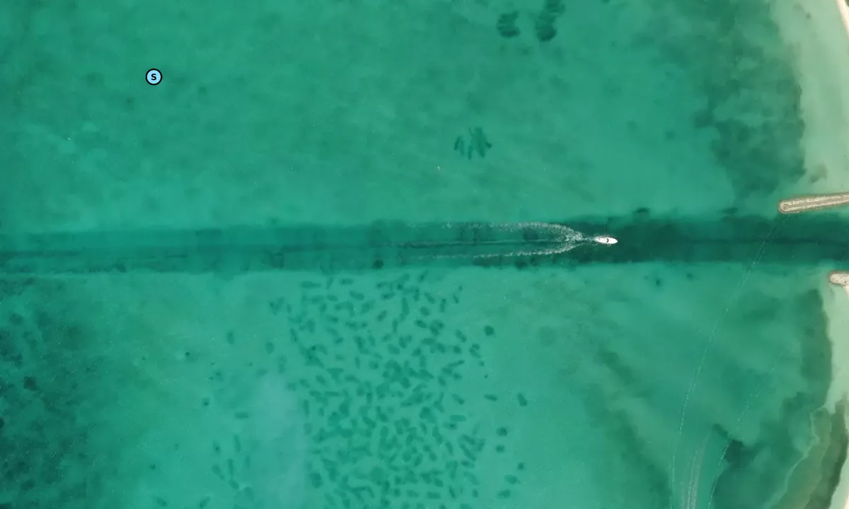 Satelite image of Baker's Bay South
