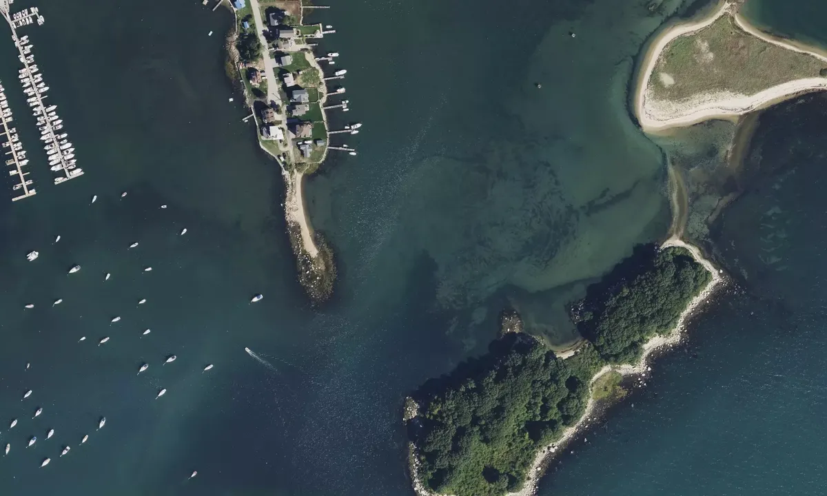Satelite image of Bakers Cove