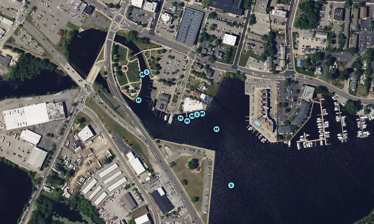 Satelite image of Baker's Water Street Bar and Grille