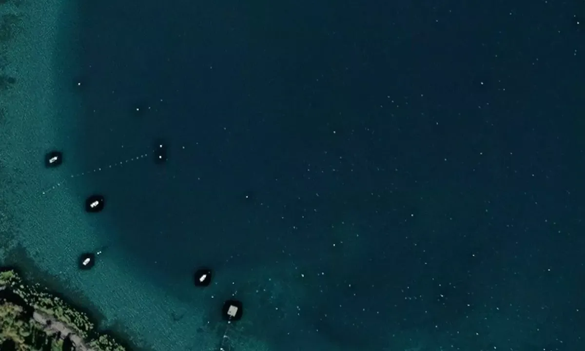 Satelite image of Bakkeby Fjorden