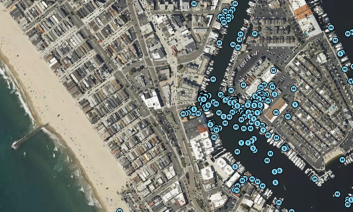Satelite image of Balboa Boat Yard
