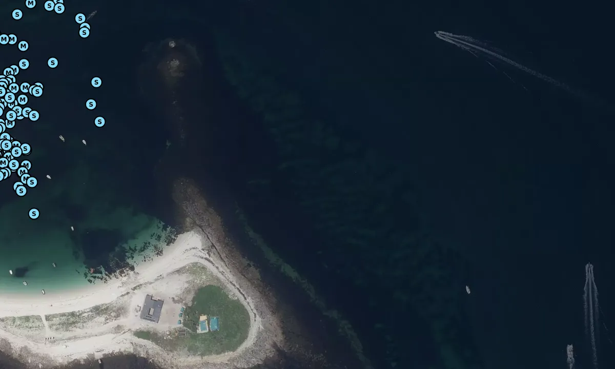 Satelite image of Baleine Nord