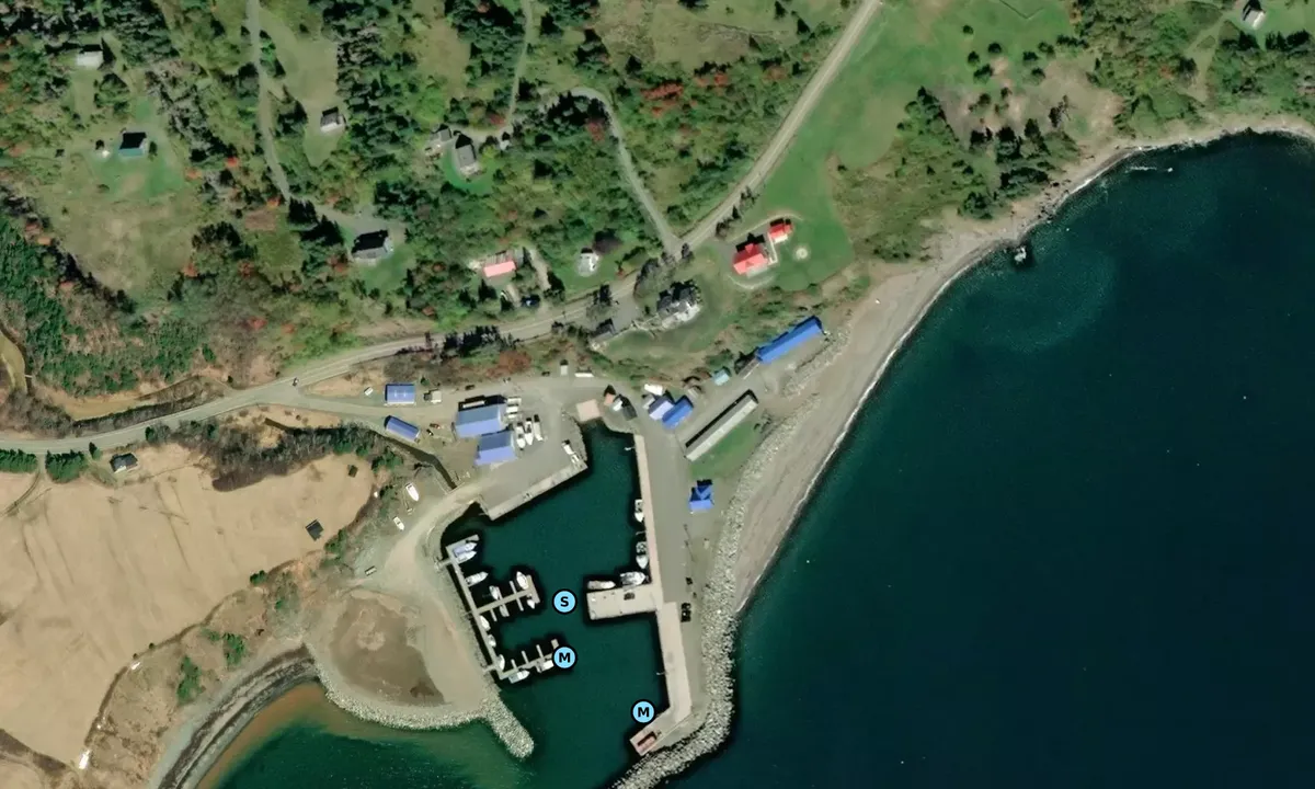 Satelite image of Ballantyne's Cove Harbour Authority