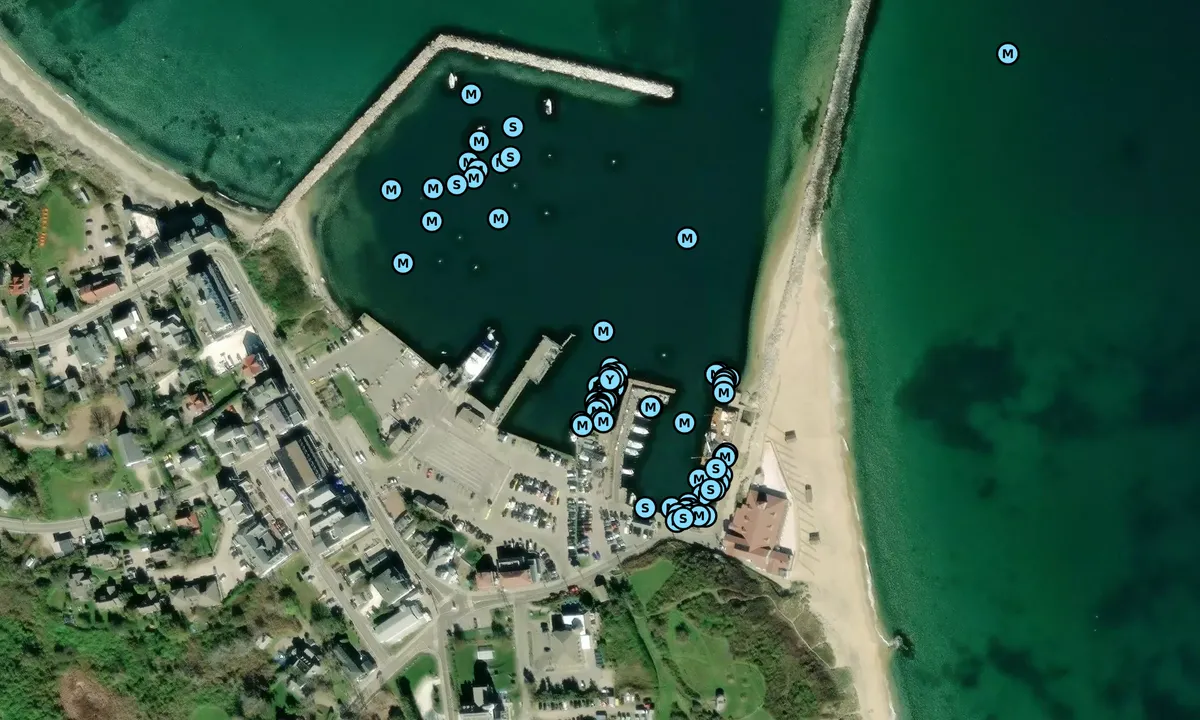 Satelite image of Ballards Marina