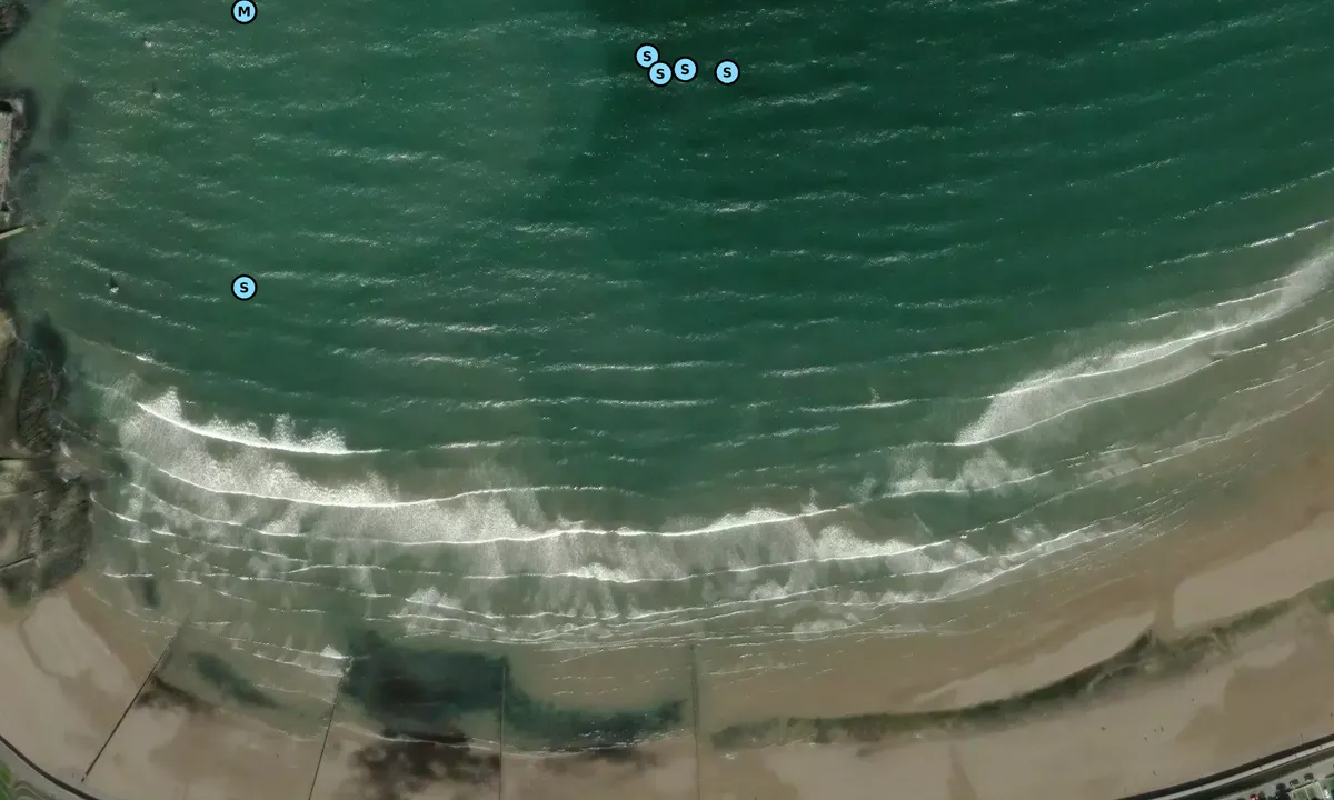 Satelite image of Ballyholme Bay