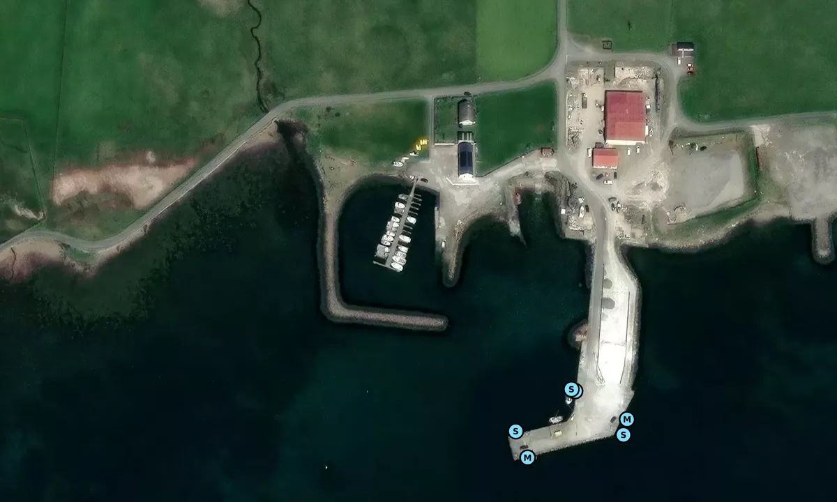 Satelite image of Baltasound - Buness