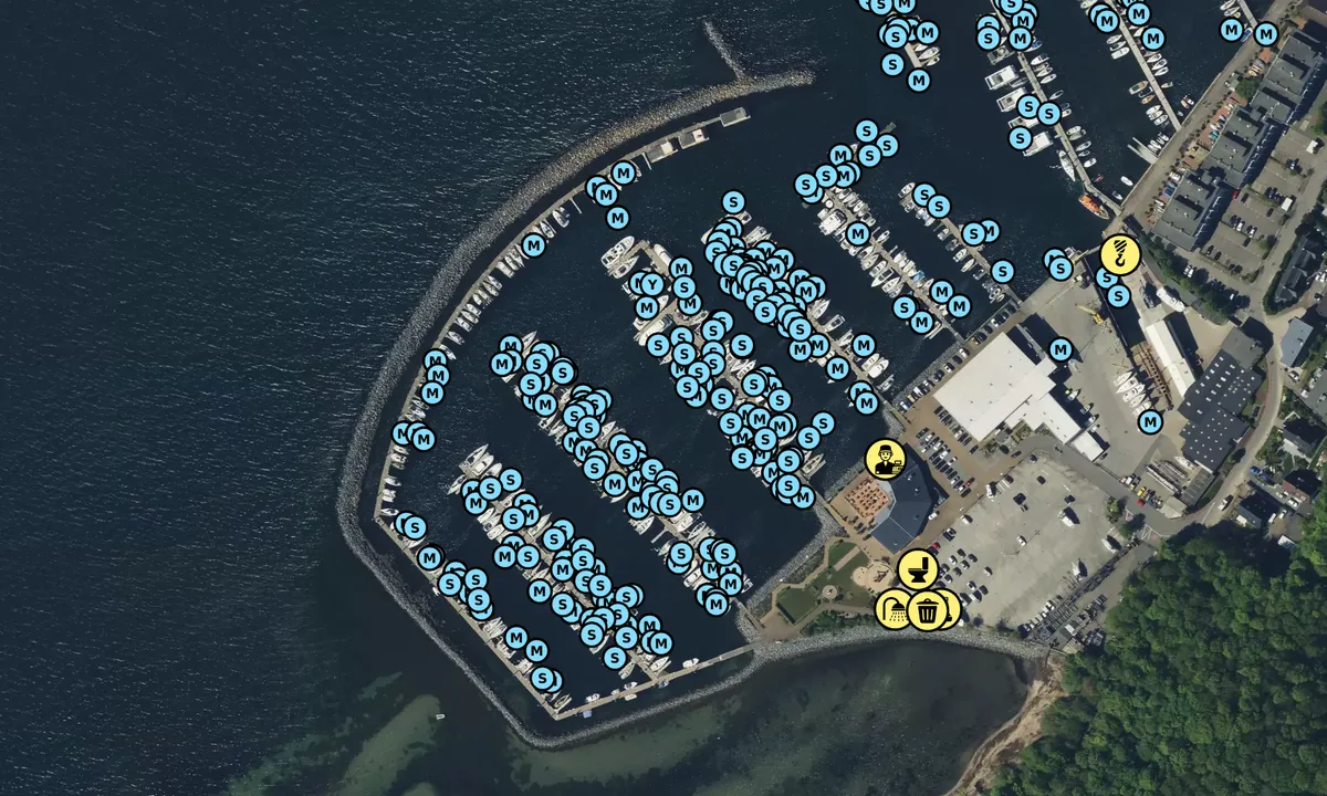 Flyfoto av Baltic Bay Marina