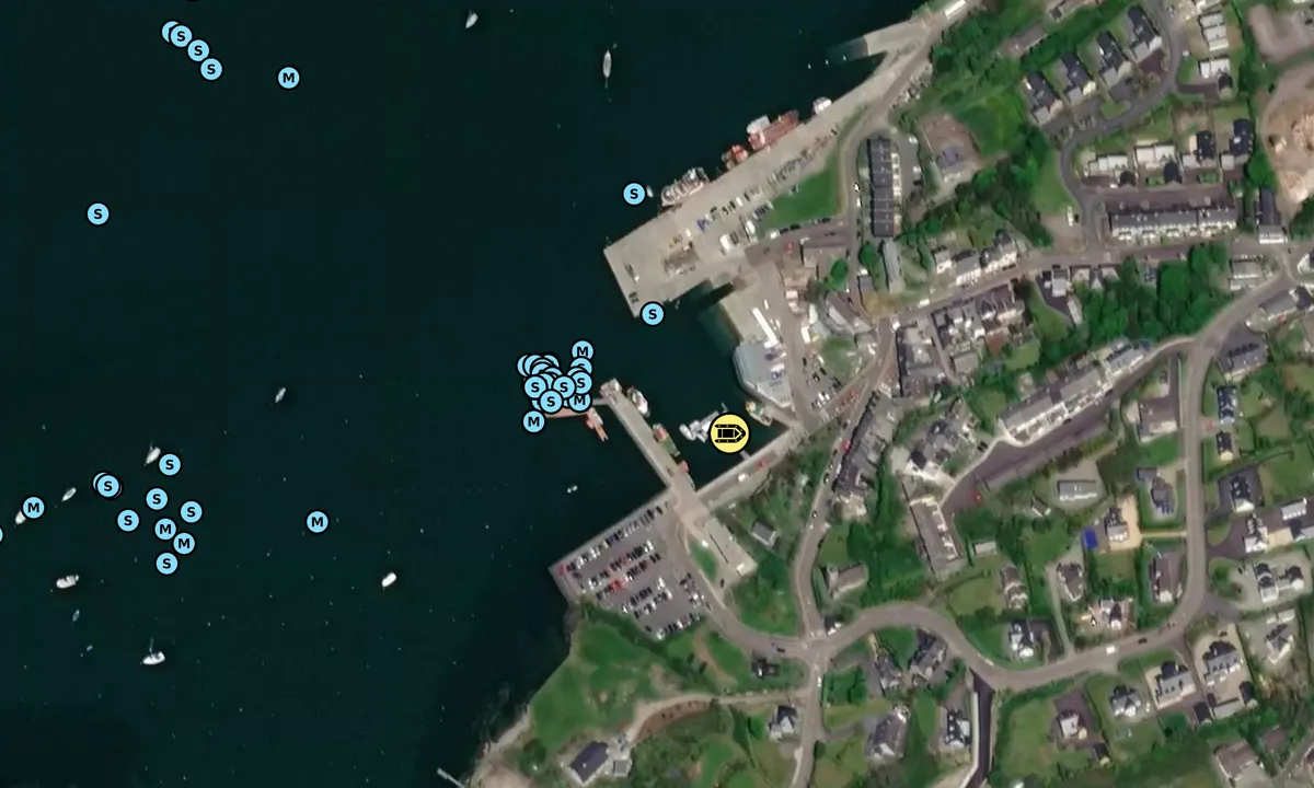 Satelite image of Baltimore quay