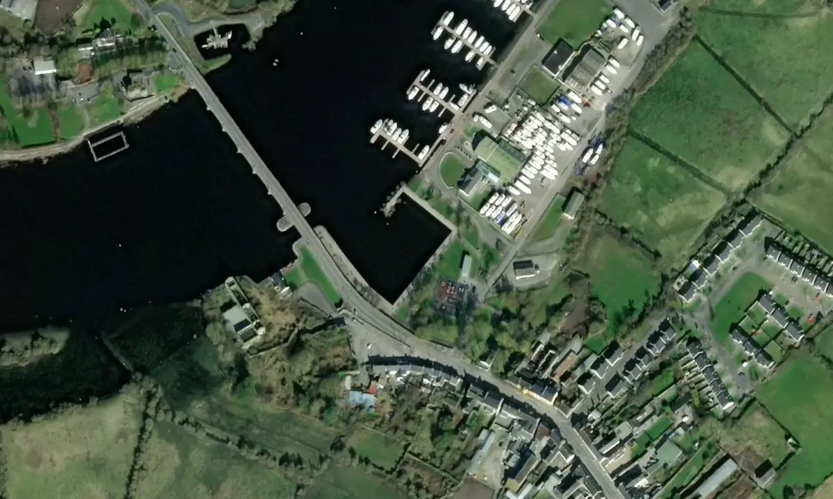 Satelite image of Banagher