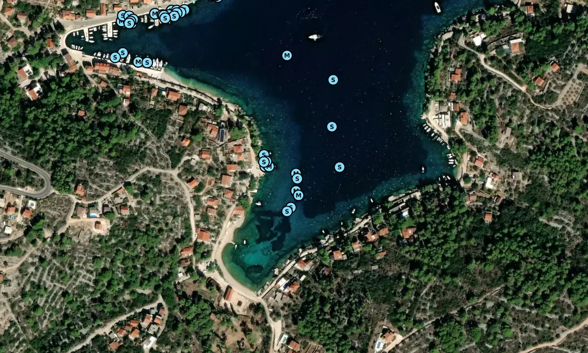 Satelite image of Banje