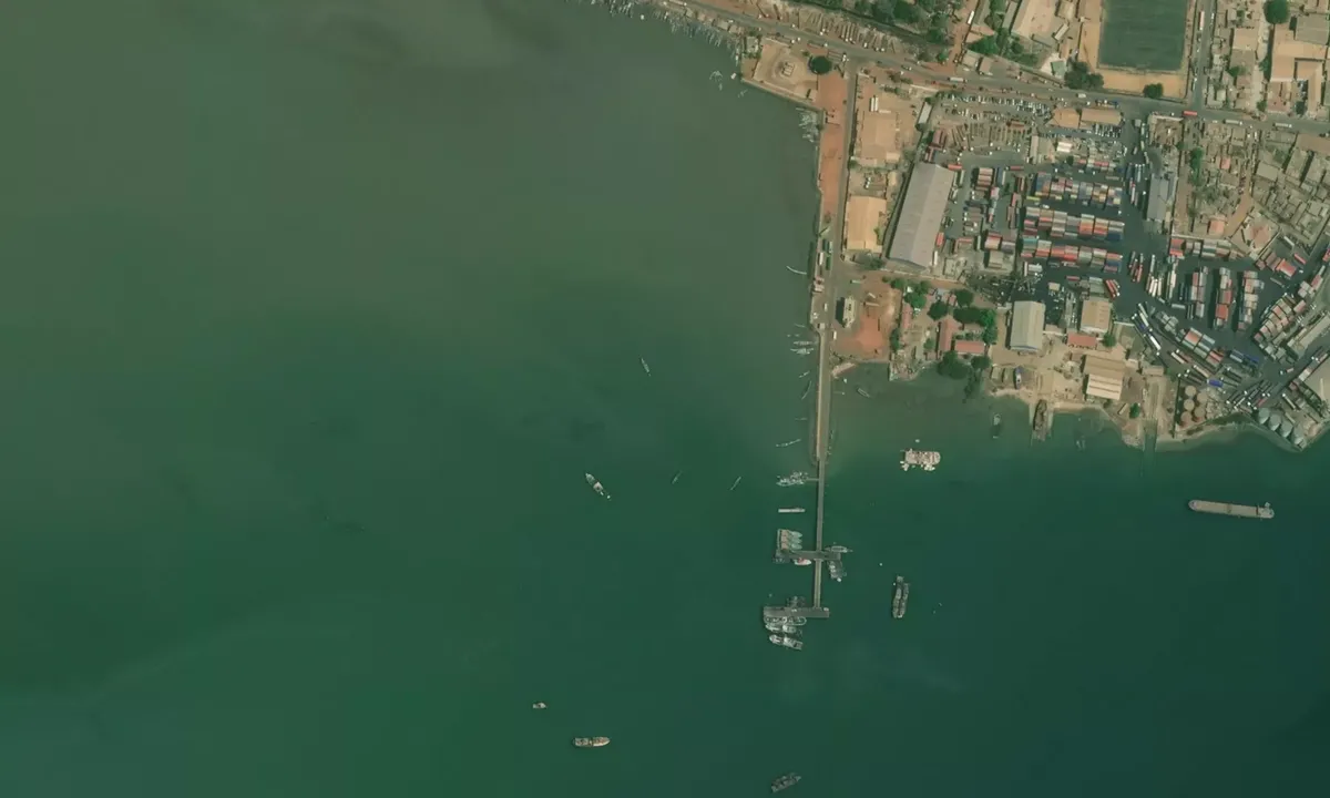 Flyfoto av Banjul