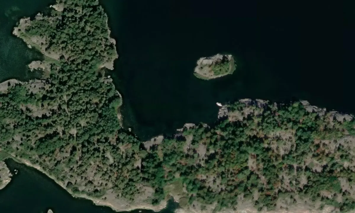 Flyfoto av Bäno ön