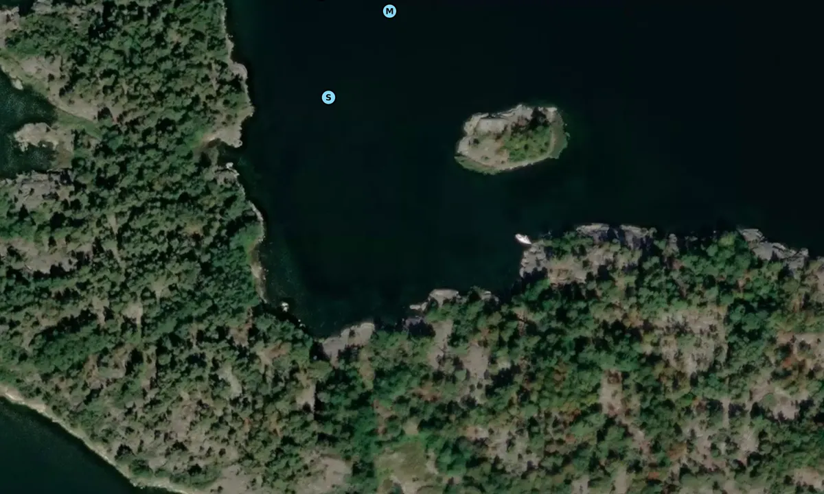 Satelite image of Bäno ön