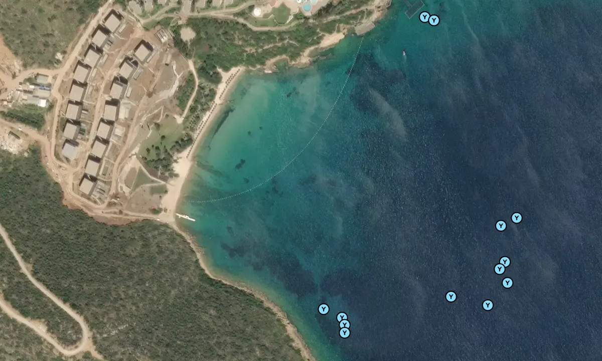 Satelite image of Barbaros Bay