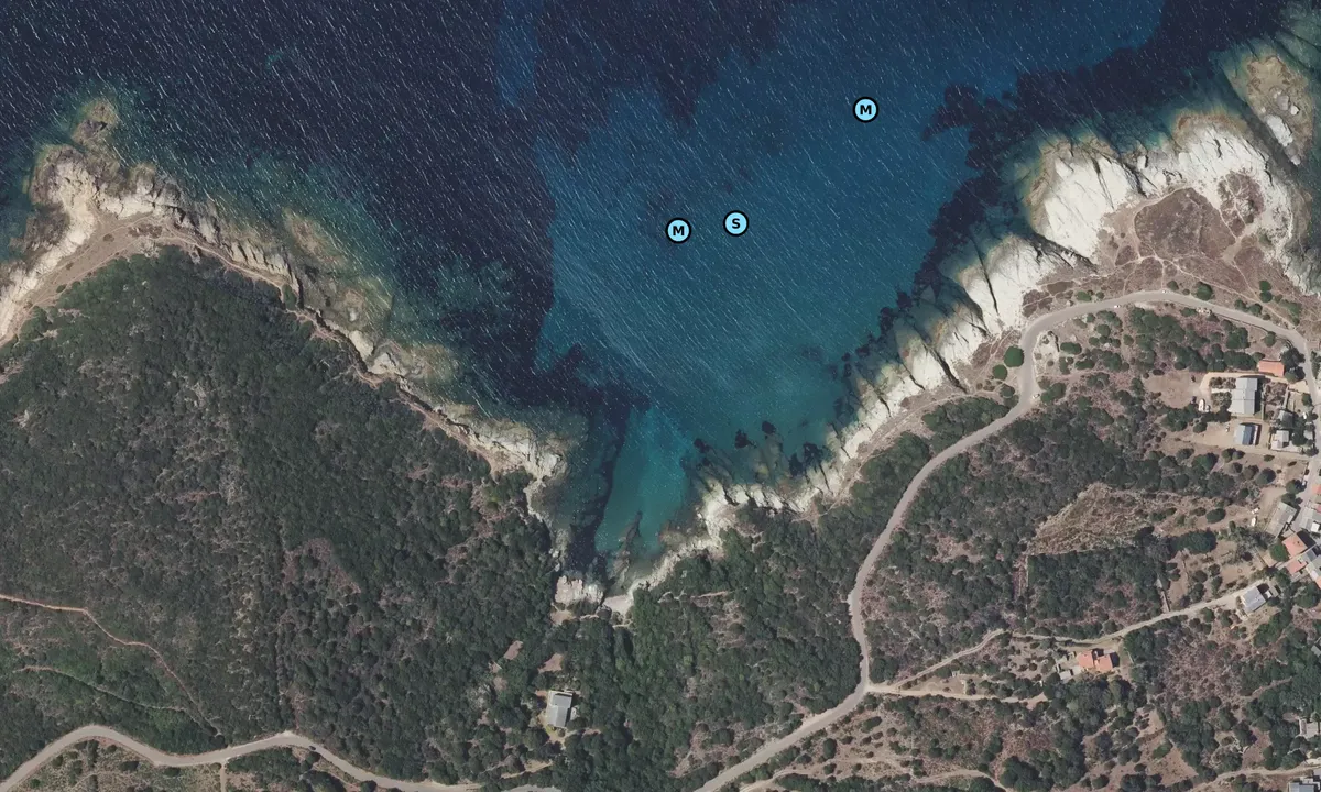 Satelite image of Barcaggio West