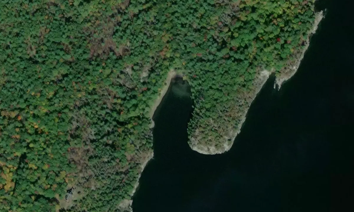 Satelite image of Barn Rock Harbor