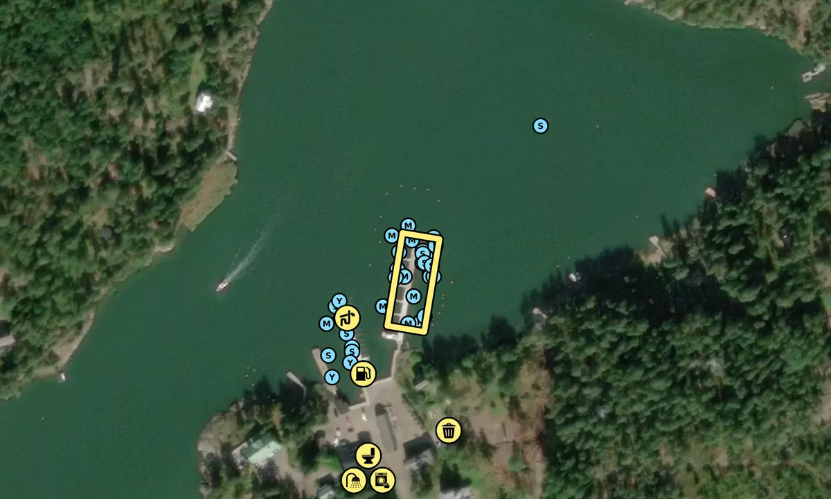 Satelite image of Barösund