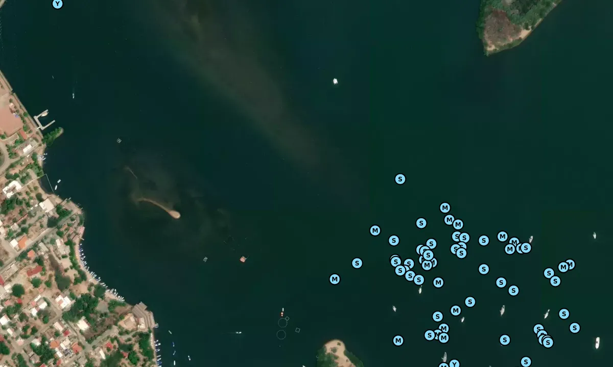 Satelite image of Barra de Navidad Lagoon
