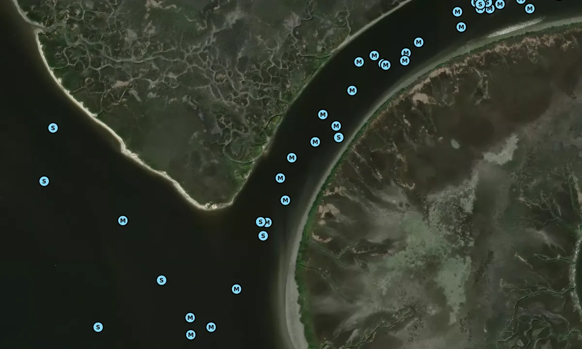 Satelite image of Bass Creek - 1