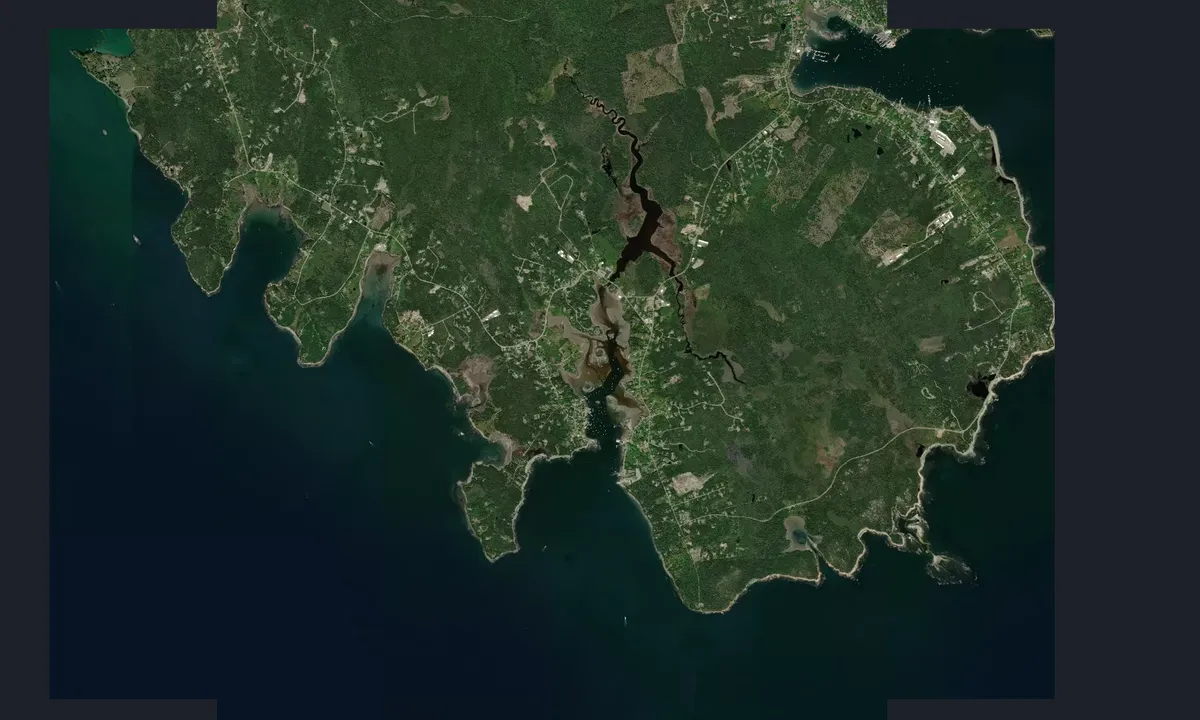 Flyfoto av Bass Harbor - Inner